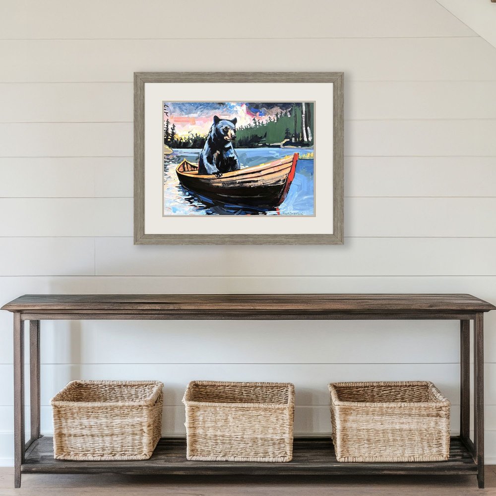 Shades of Red Brown Framed Wall Art HomeRoots