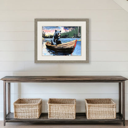 Shades of Red Brown Framed Wall Art HomeRoots