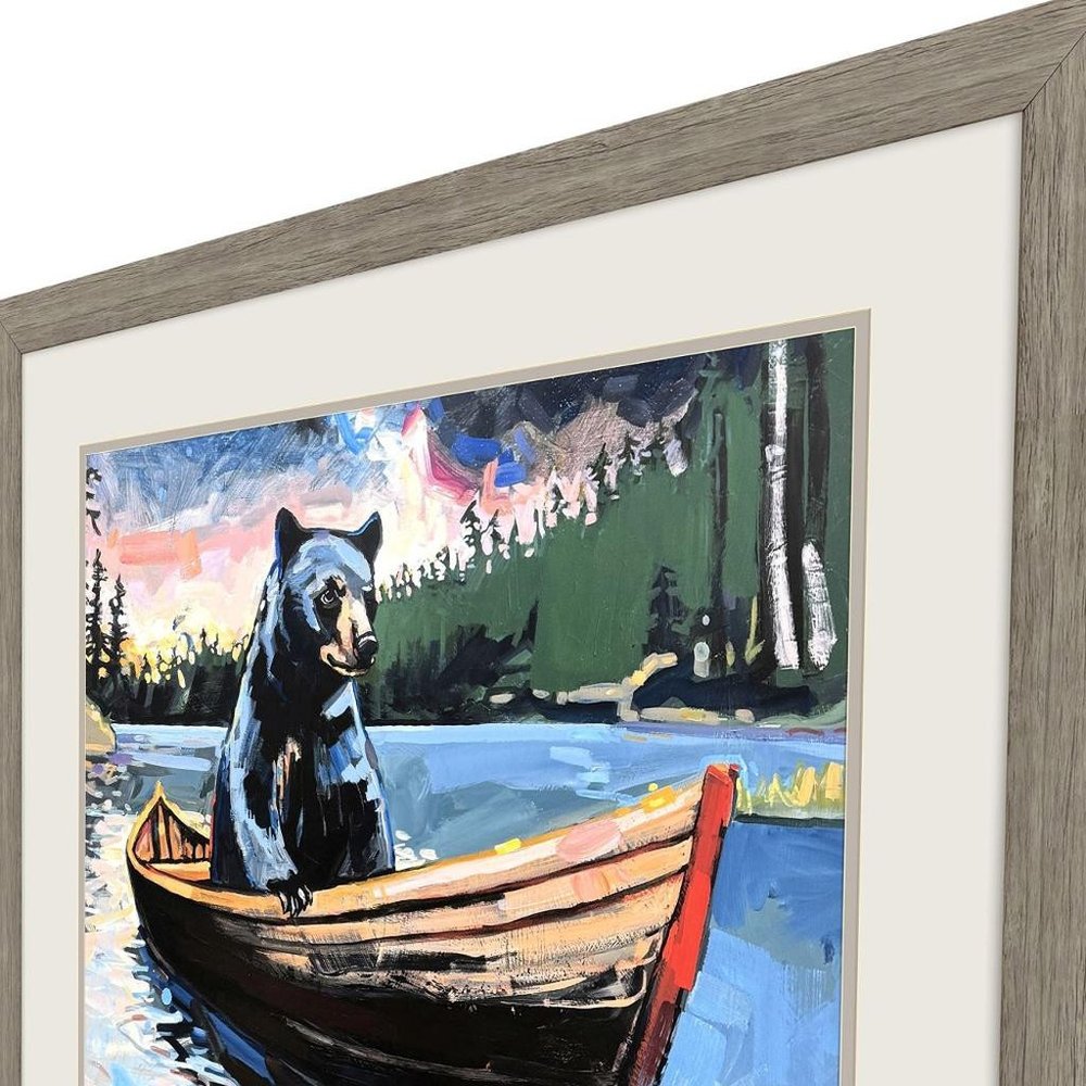 Shades of Red Brown Framed Wall Art HomeRoots