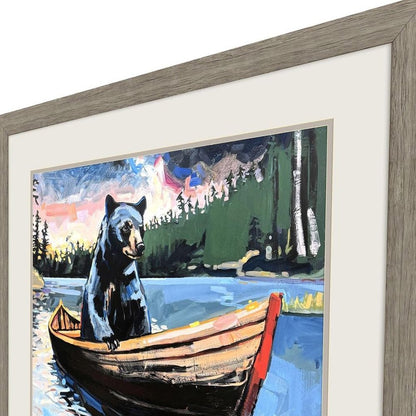 Shades of Red Brown Framed Wall Art HomeRoots
