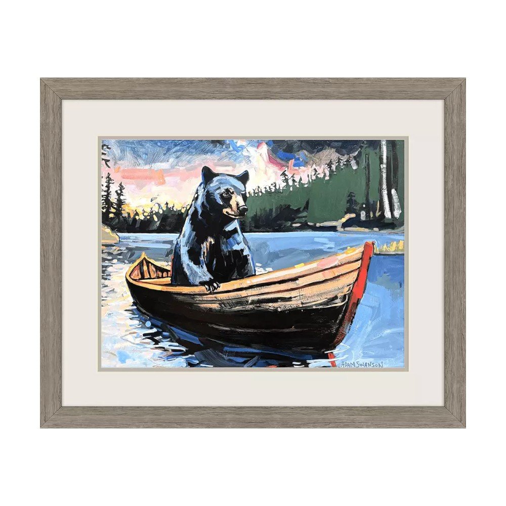 Shades of Red Brown Framed Wall Art HomeRoots