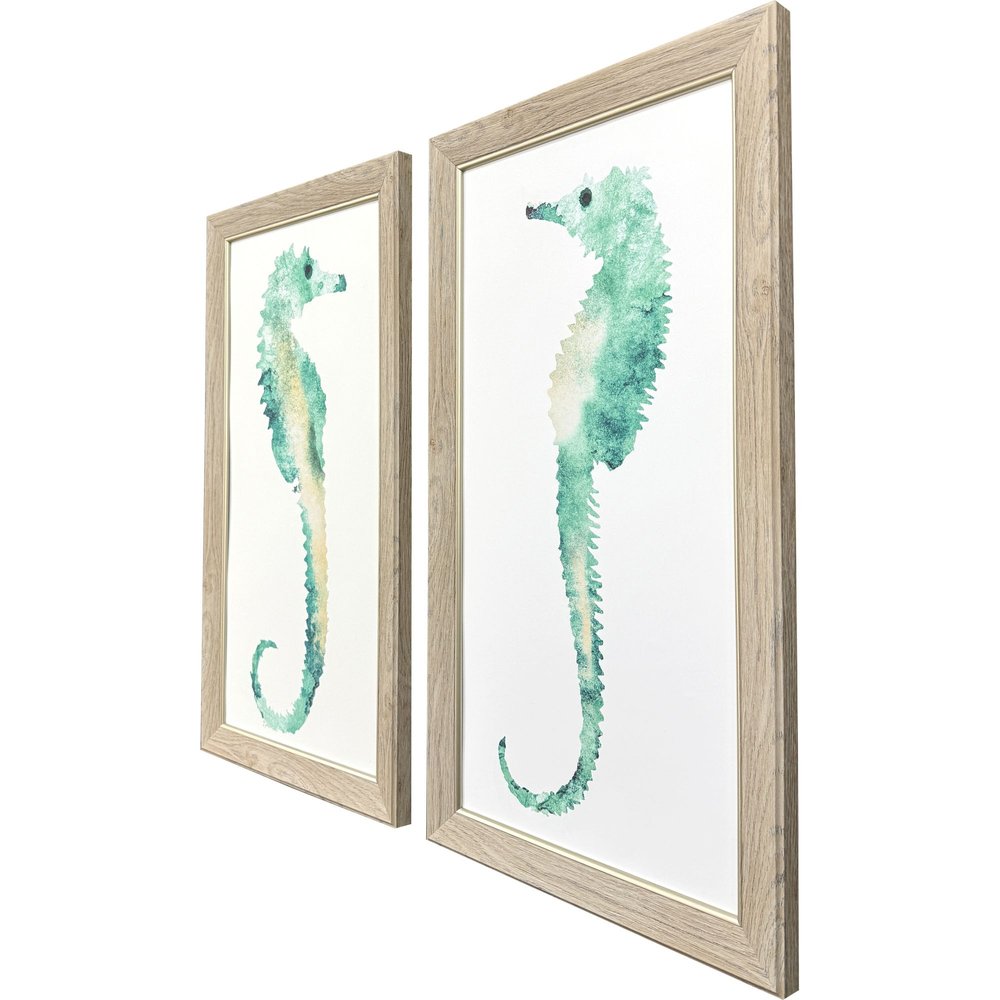 Set Of Two Swim Tall Brown Framed Wall Art HomeRoots