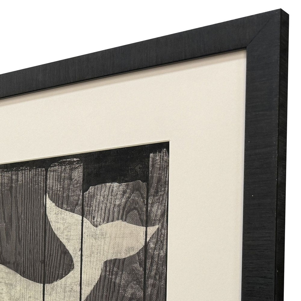 Set Of Two Marine Marks Brown Framed Wall Art HomeRoots