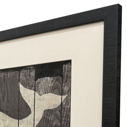 Set Of Two Marine Marks Brown Framed Wall Art HomeRoots