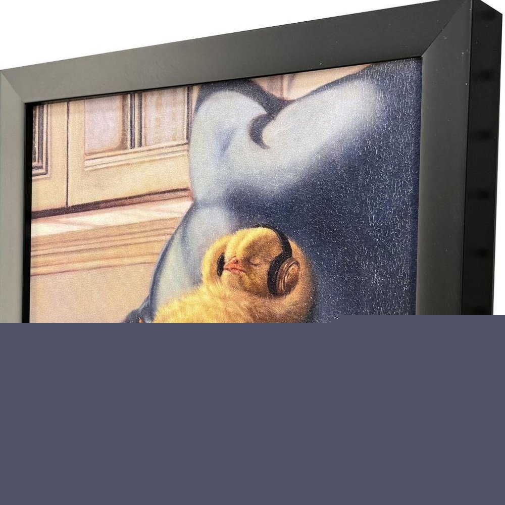 Cozy Beats Black Framed Wall Art HomeRoots