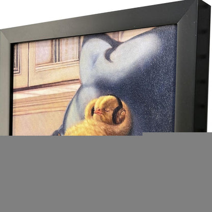 Cozy Beats Black Framed Wall Art HomeRoots