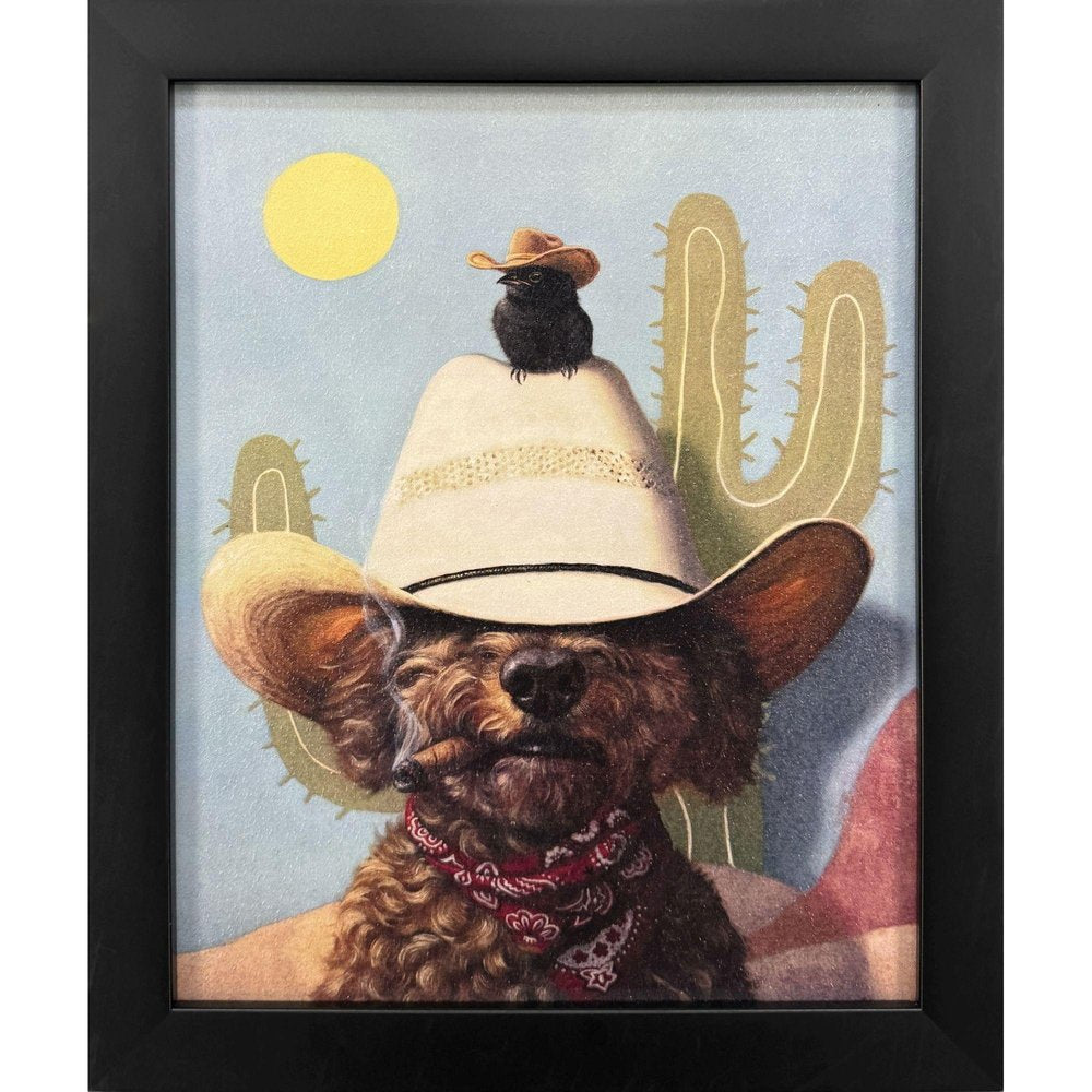 Curly II Black Framed Wall Art HomeRoots
