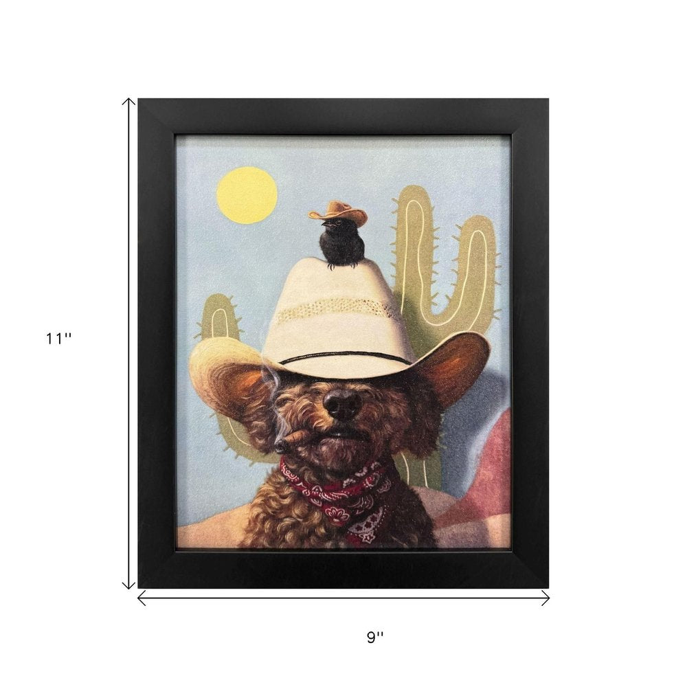 Curly II Black Framed Wall Art HomeRoots
