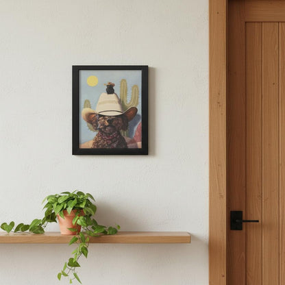 Curly II Black Framed Wall Art HomeRoots