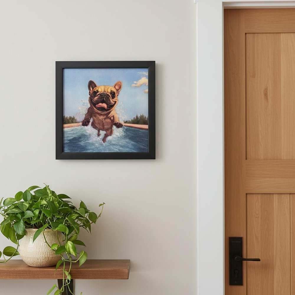 Summer Splash Black Framed Wall Art HomeRoots
