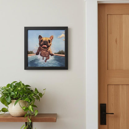 Summer Splash Black Framed Wall Art HomeRoots