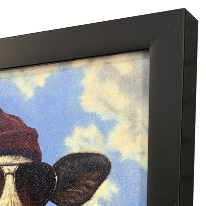 Cash Cow Black Framed Wall Art HomeRoots
