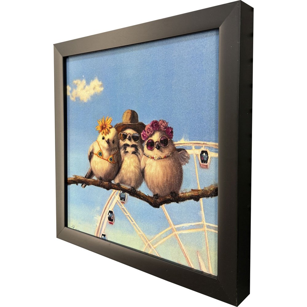 Bird Trio Black Framed Wall Art HomeRoots