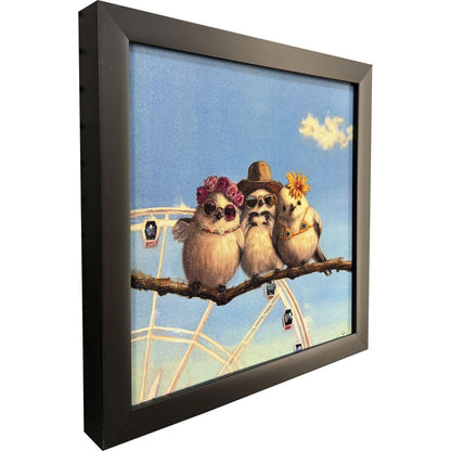 Bird Trio Black Framed Wall Art HomeRoots