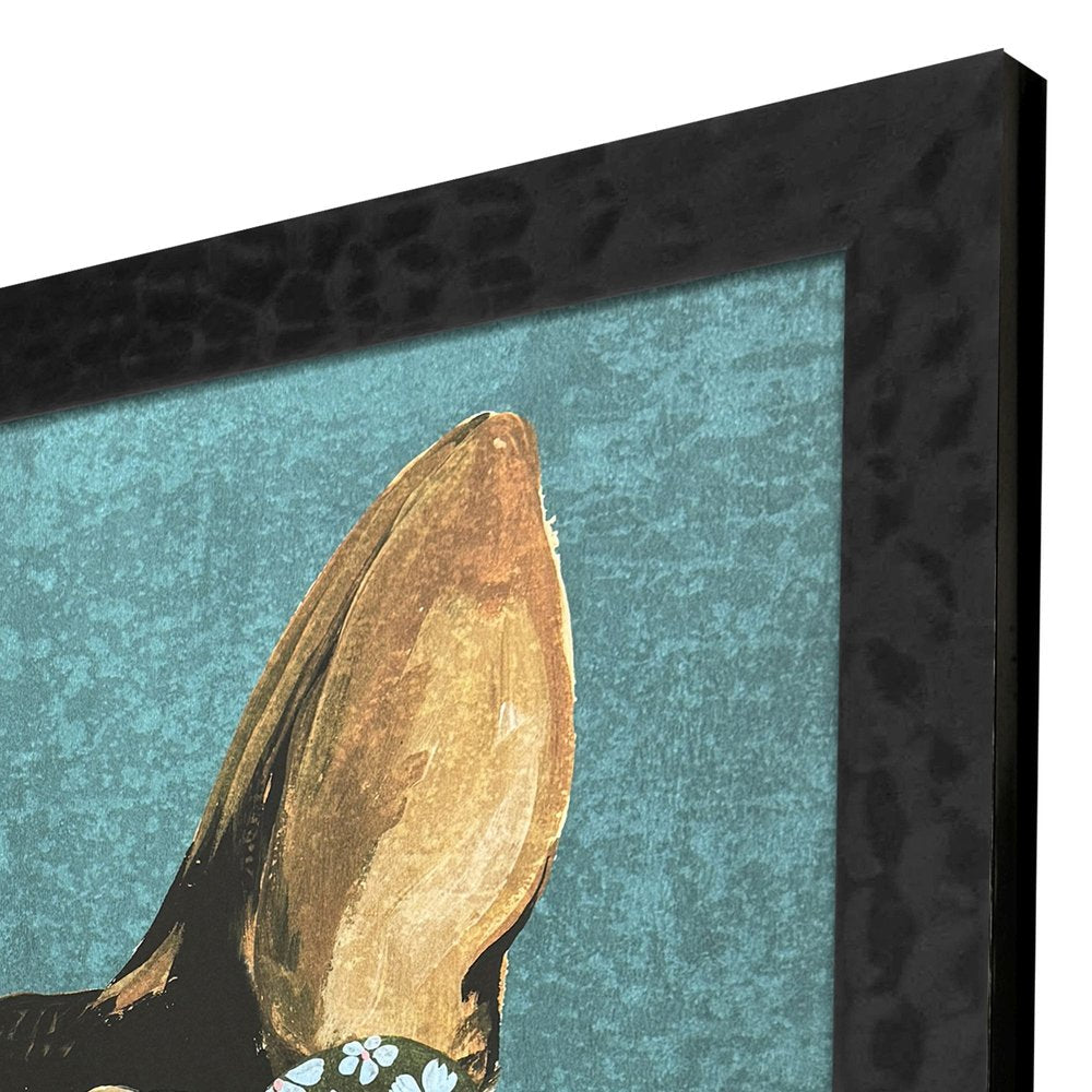 Set Of Two Whimsy Dog I Black Framed Wall Art HomeRoots