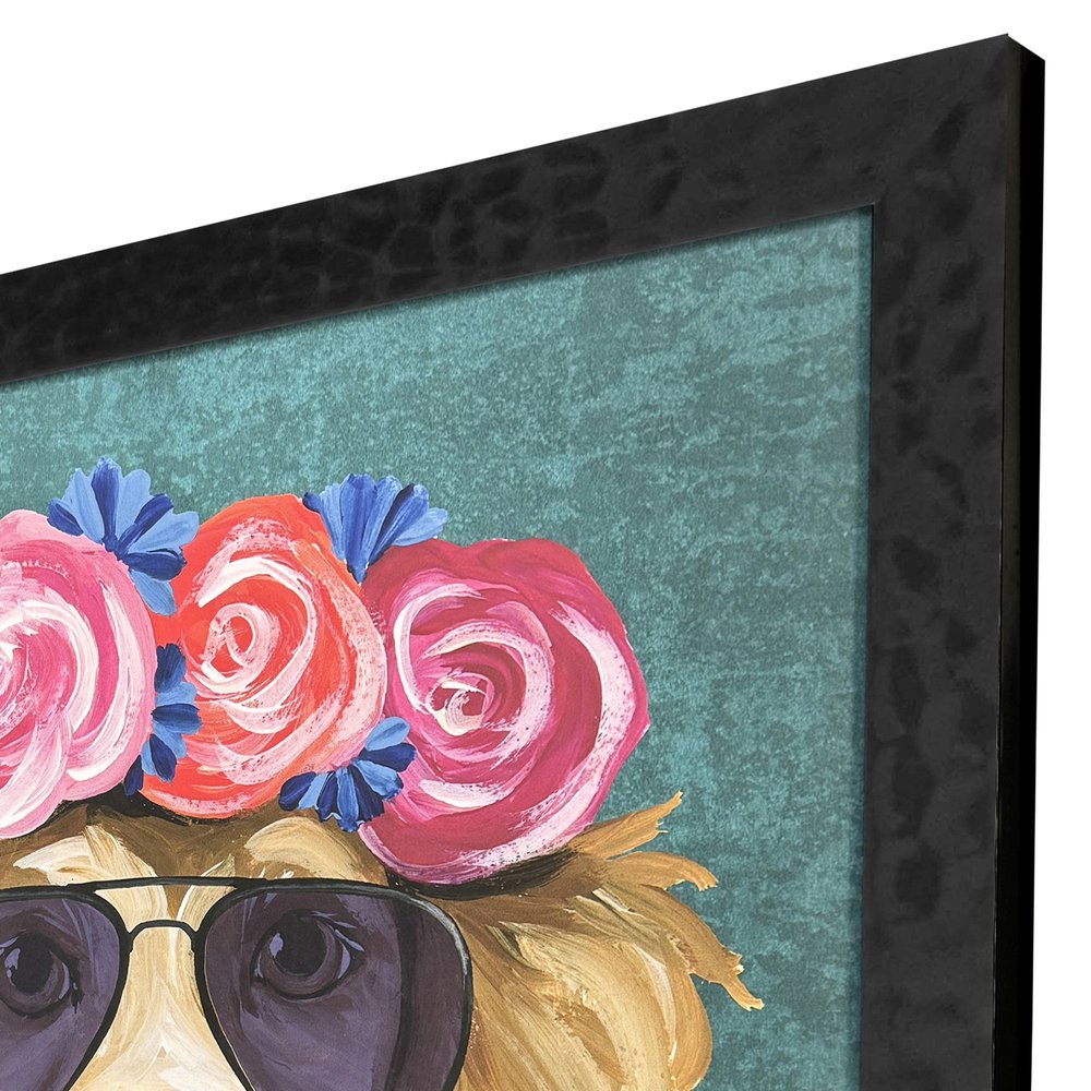 Set Of Two Whimsy Dog III Black Framed Wall Art HomeRoots