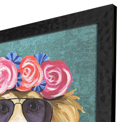 Set Of Two Whimsy Dog III Black Framed Wall Art HomeRoots