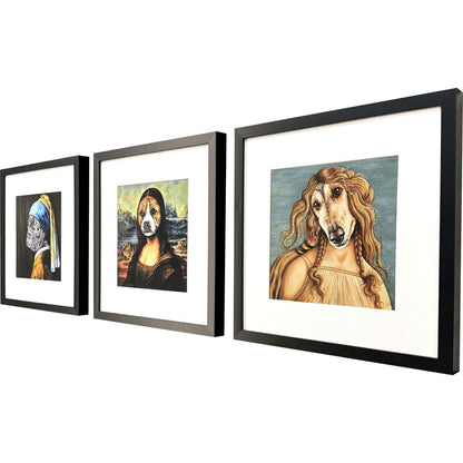 Set Of Three Master Dogs II Black Framed Wall Art HomeRoots