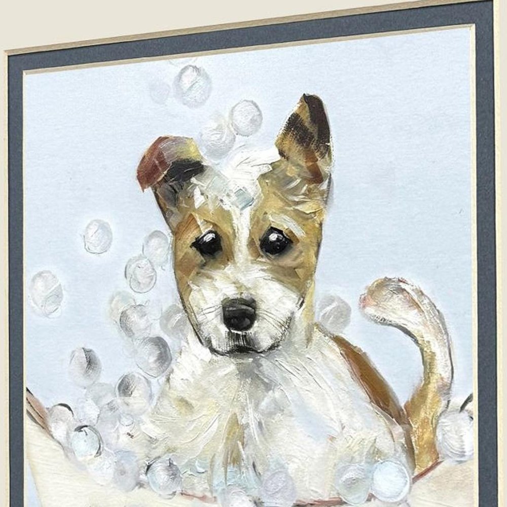 Set Of Two Bath Time Brown Framed Wall Art HomeRoots
