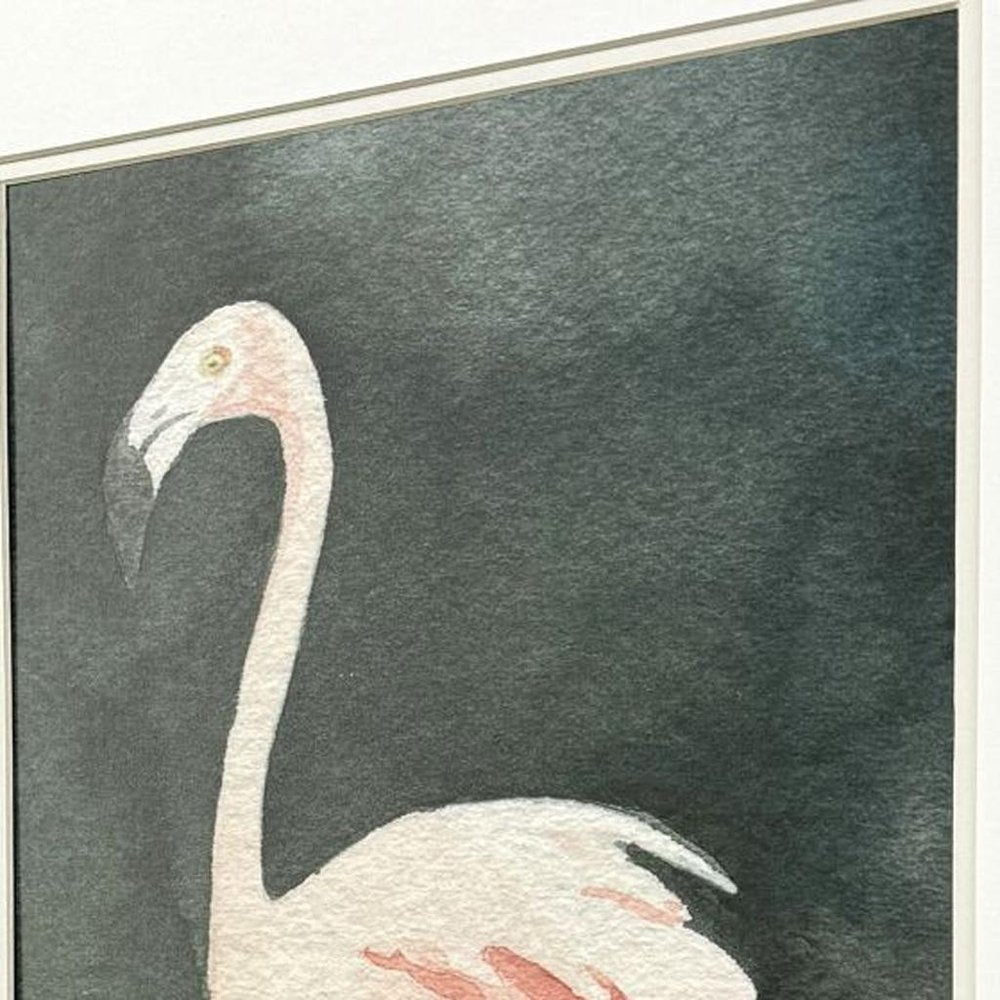 Set Of Two Forest Flamingo Gold Framed Wall Art HomeRoots