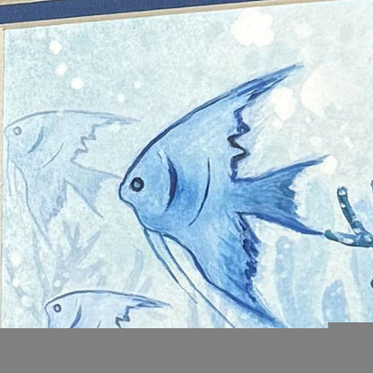 Set Of Two Angel Fish White Framed Wall Art HomeRoots