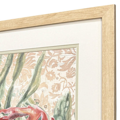 Set Of Two Crabby Crab Brown Framed Wall Art HomeRoots