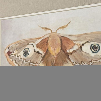 Set Of Two Forest Moth Gold Framed Wall Art HomeRoots