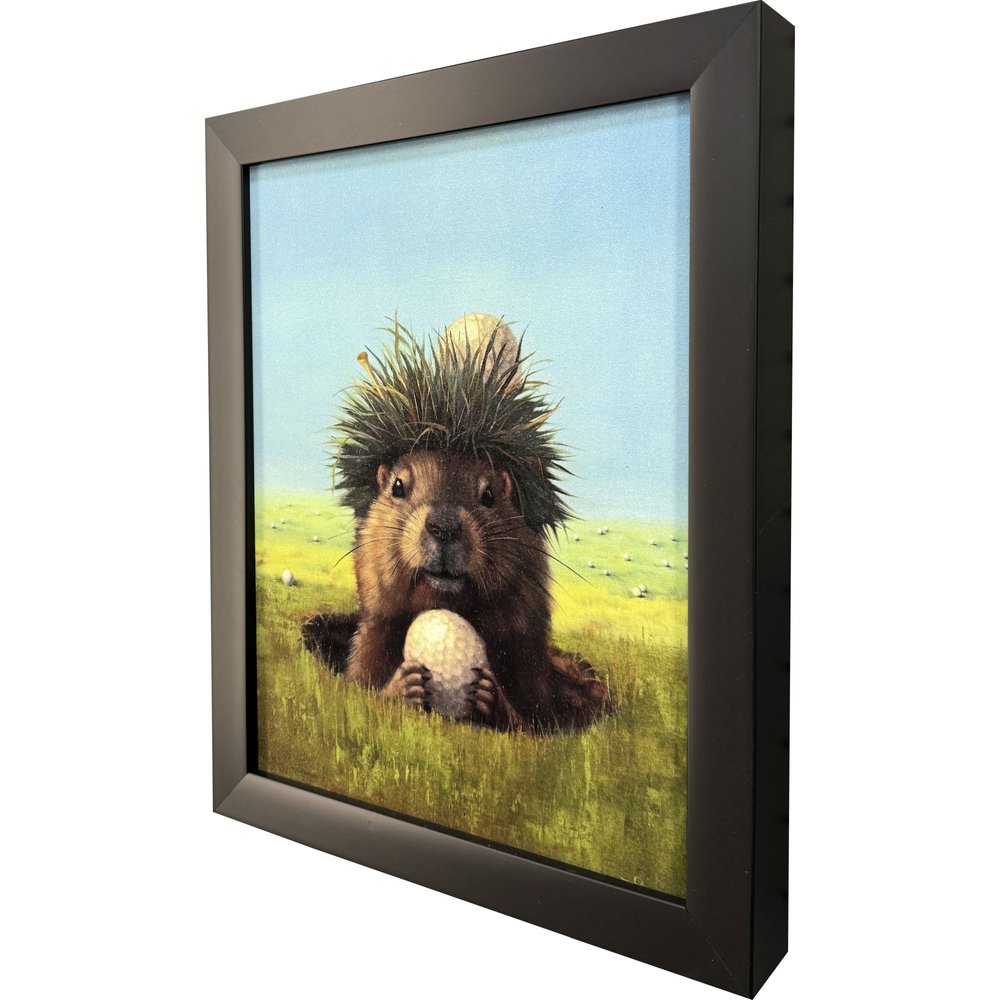 Ball Hog No. 2 Black Framed Wall Art HomeRoots