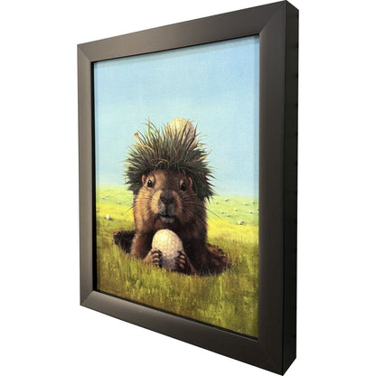 Ball Hog No. 2 Black Framed Wall Art HomeRoots