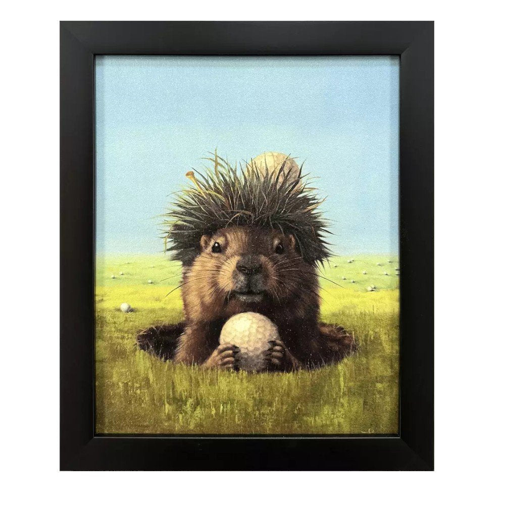Ball Hog No. 2 Black Framed Wall Art HomeRoots