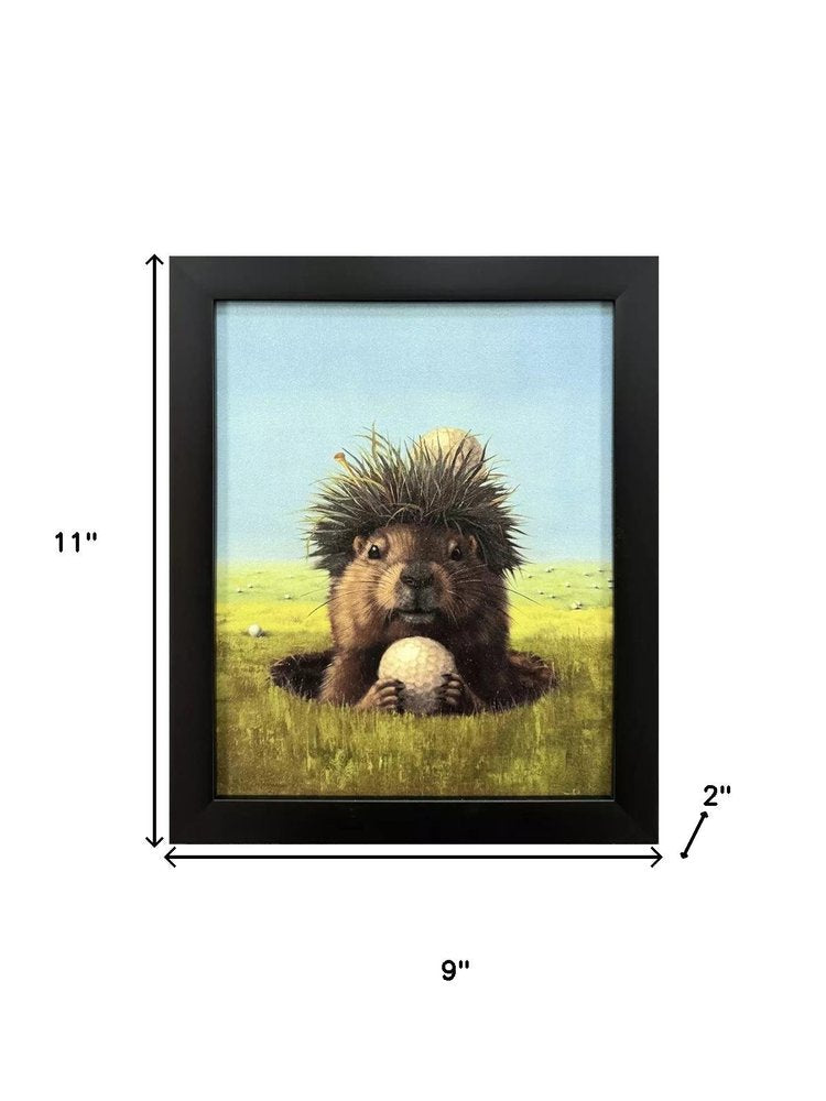 Ball Hog No. 2 Black Framed Wall Art HomeRoots