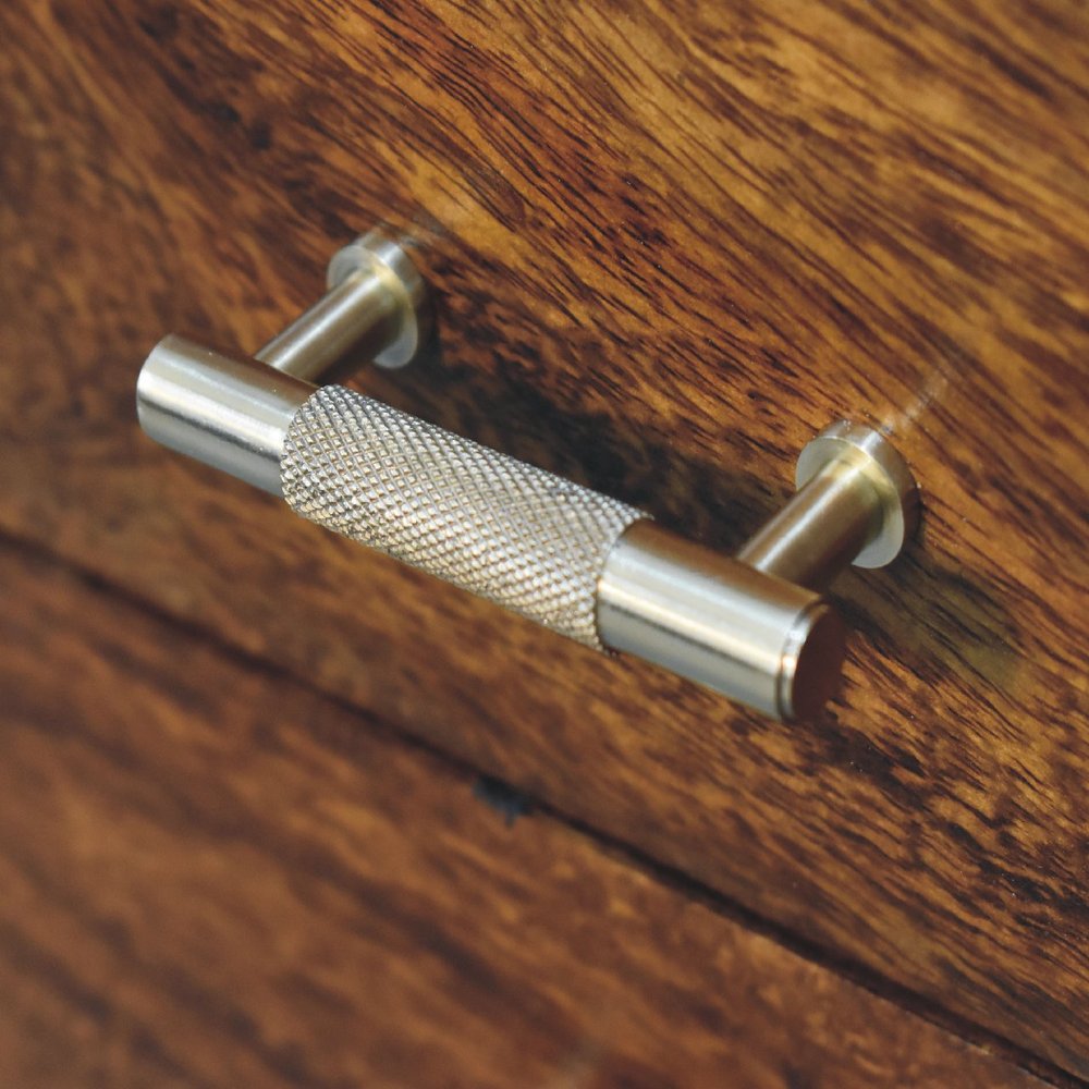 18" Brown Solid Wood Three Drawer Nightstand HomeRoots