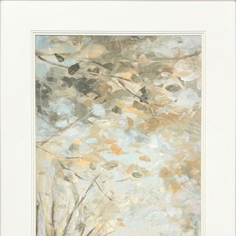 Illuminated Landscape I Distressed Silver Framed Wall Art HomeRoots