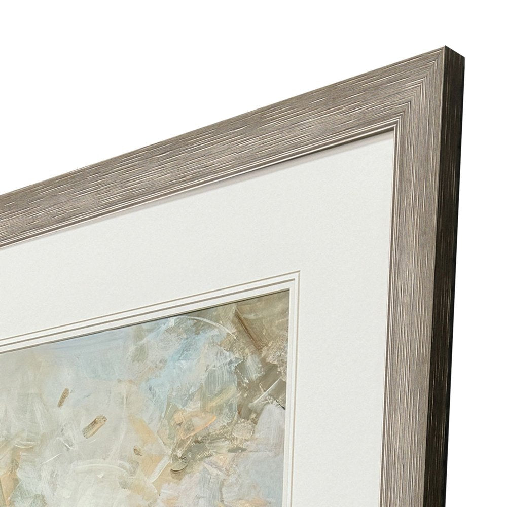 Illuminated Landscape II Distressed Silver Framed Wall Art HomeRoots