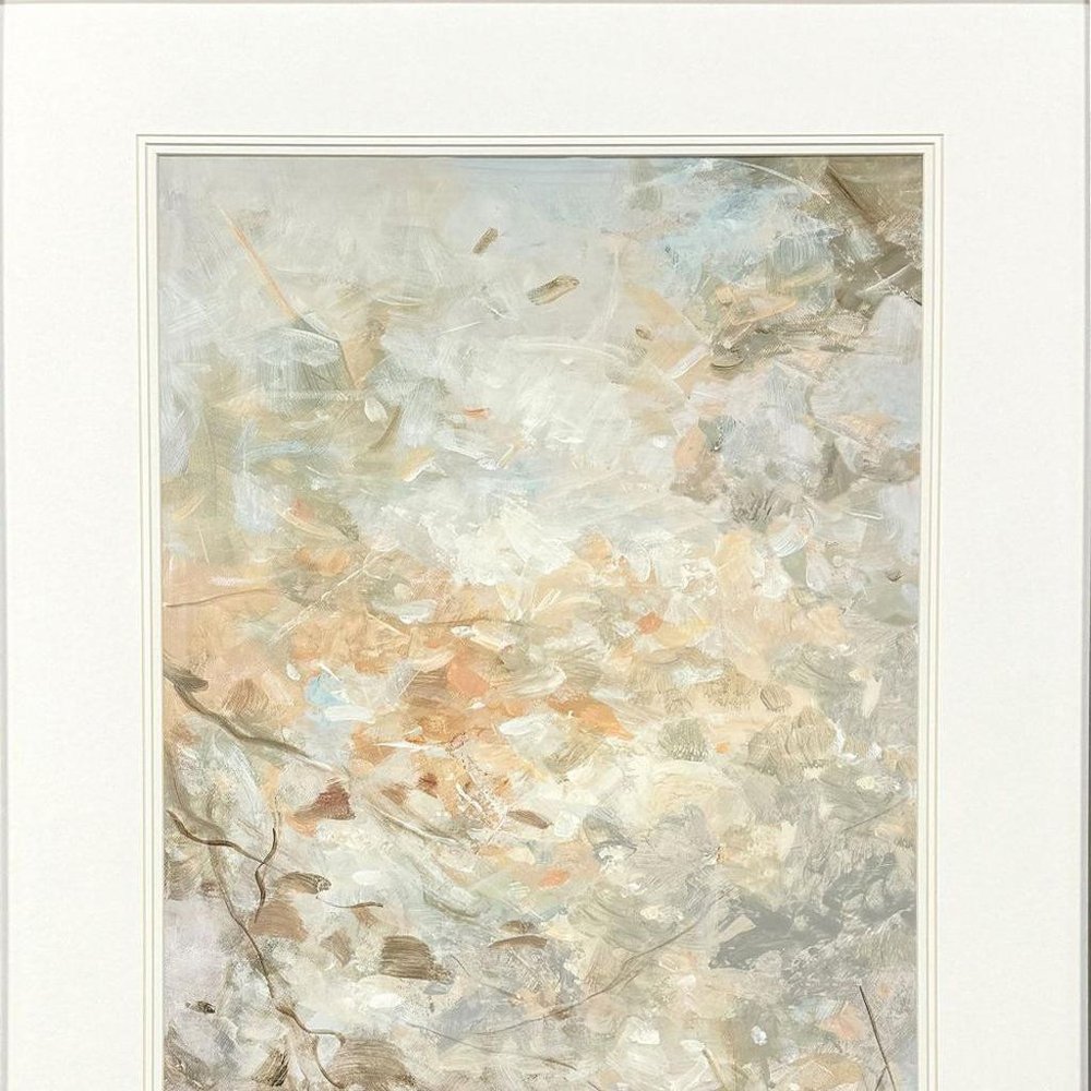 Illuminated Landscape II Distressed Silver Framed Wall Art HomeRoots