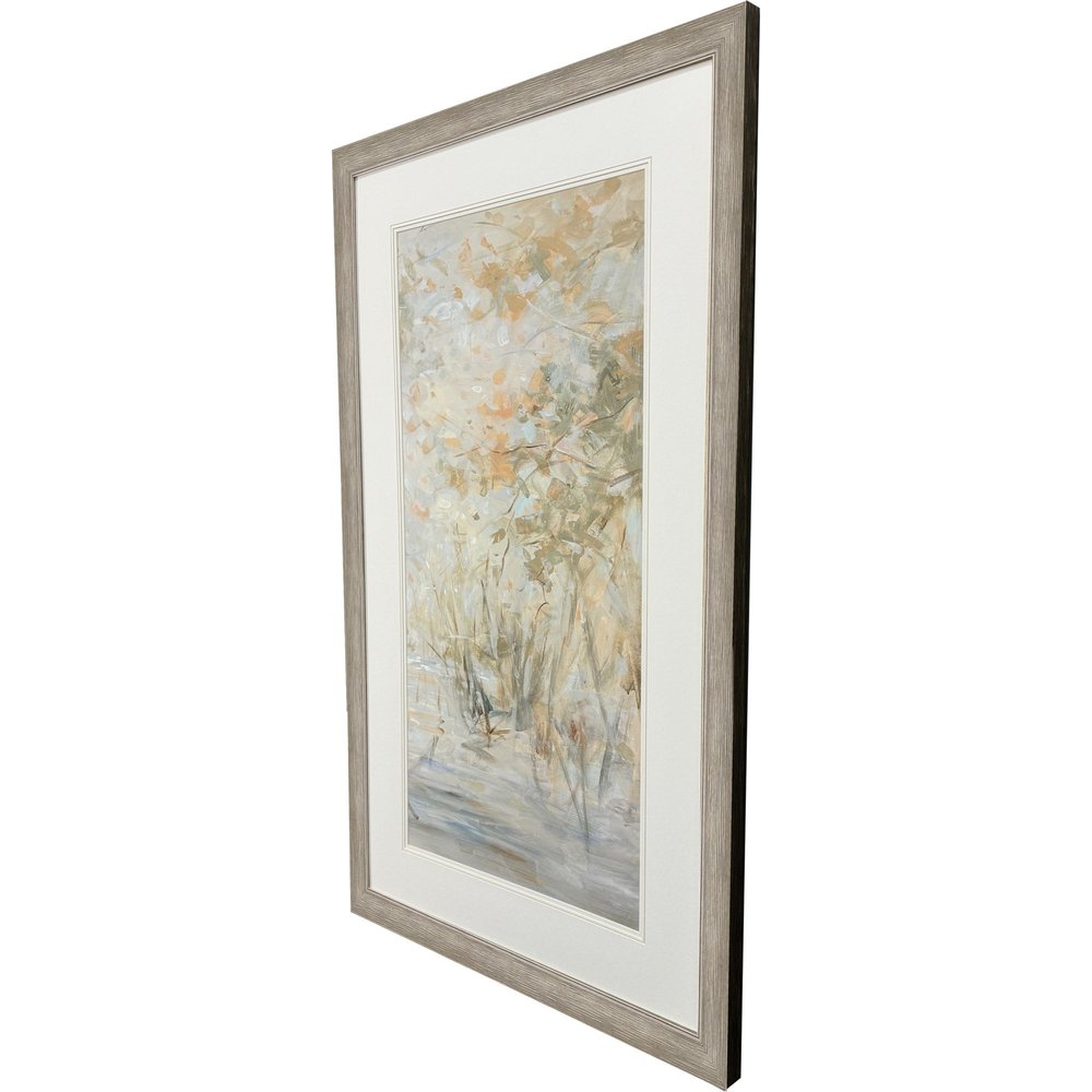 Illuminated Landscape III Distressed Silver Framed Wall Art HomeRoots