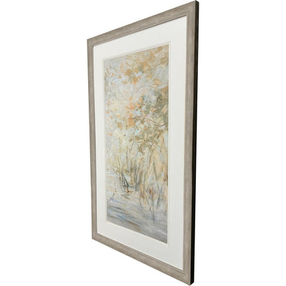 Illuminated Landscape III Distressed Silver Framed Wall Art HomeRoots