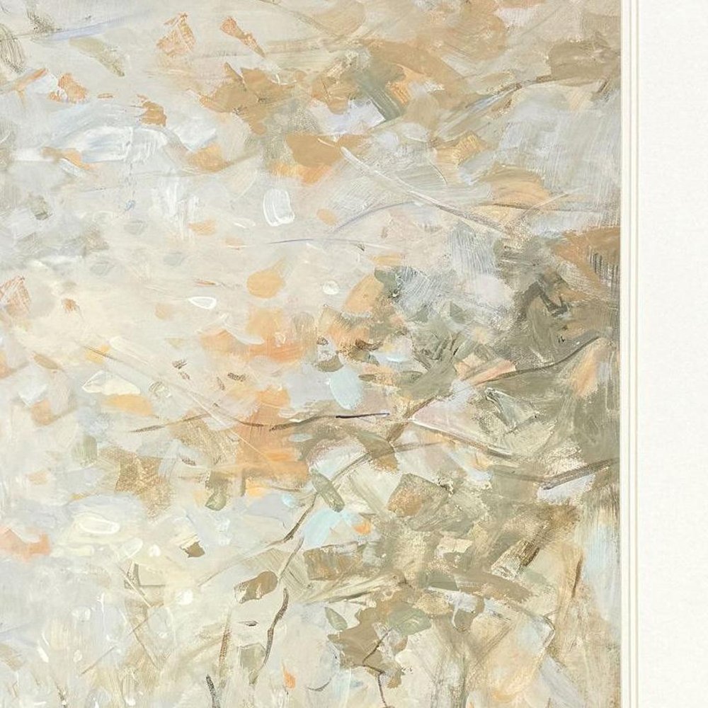 Illuminated Landscape III Distressed Silver Framed Wall Art HomeRoots