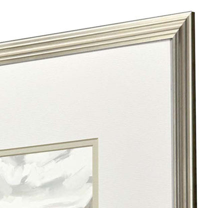 Set Of Four Easy Day Silver Framed Wall Art HomeRoots