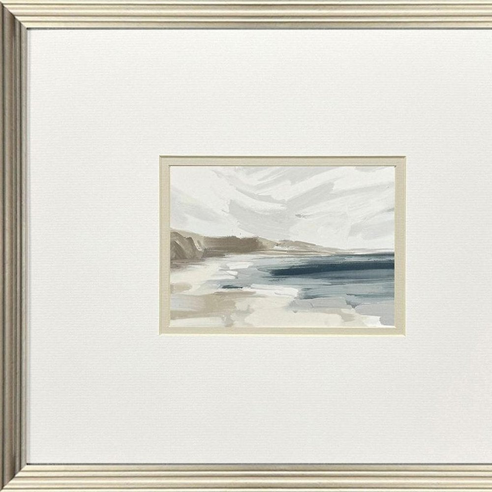 Set Of Four Easy Day Silver Framed Wall Art HomeRoots