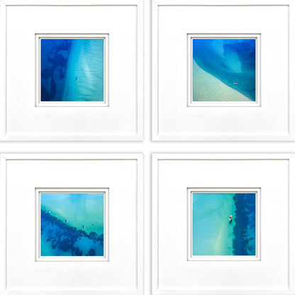 Set Of Four Nature From Above White Framed Wall Art HomeRoots