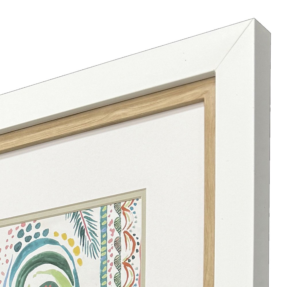 Set Of Four Coastline White Framed Wall Art HomeRoots