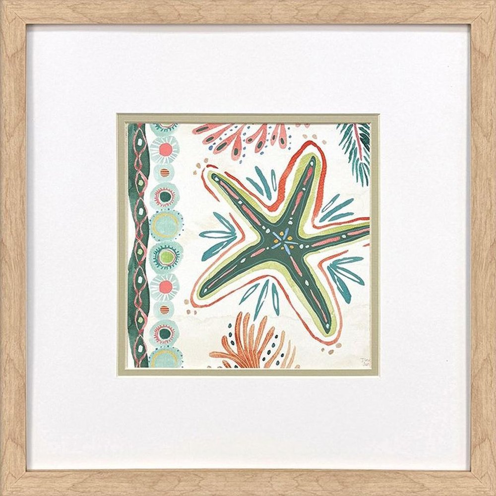 Set Of Four Coastline White Framed Wall Art HomeRoots