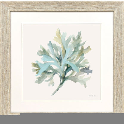 Coastal Bliss I Distressed White Framed Wall Art HomeRoots