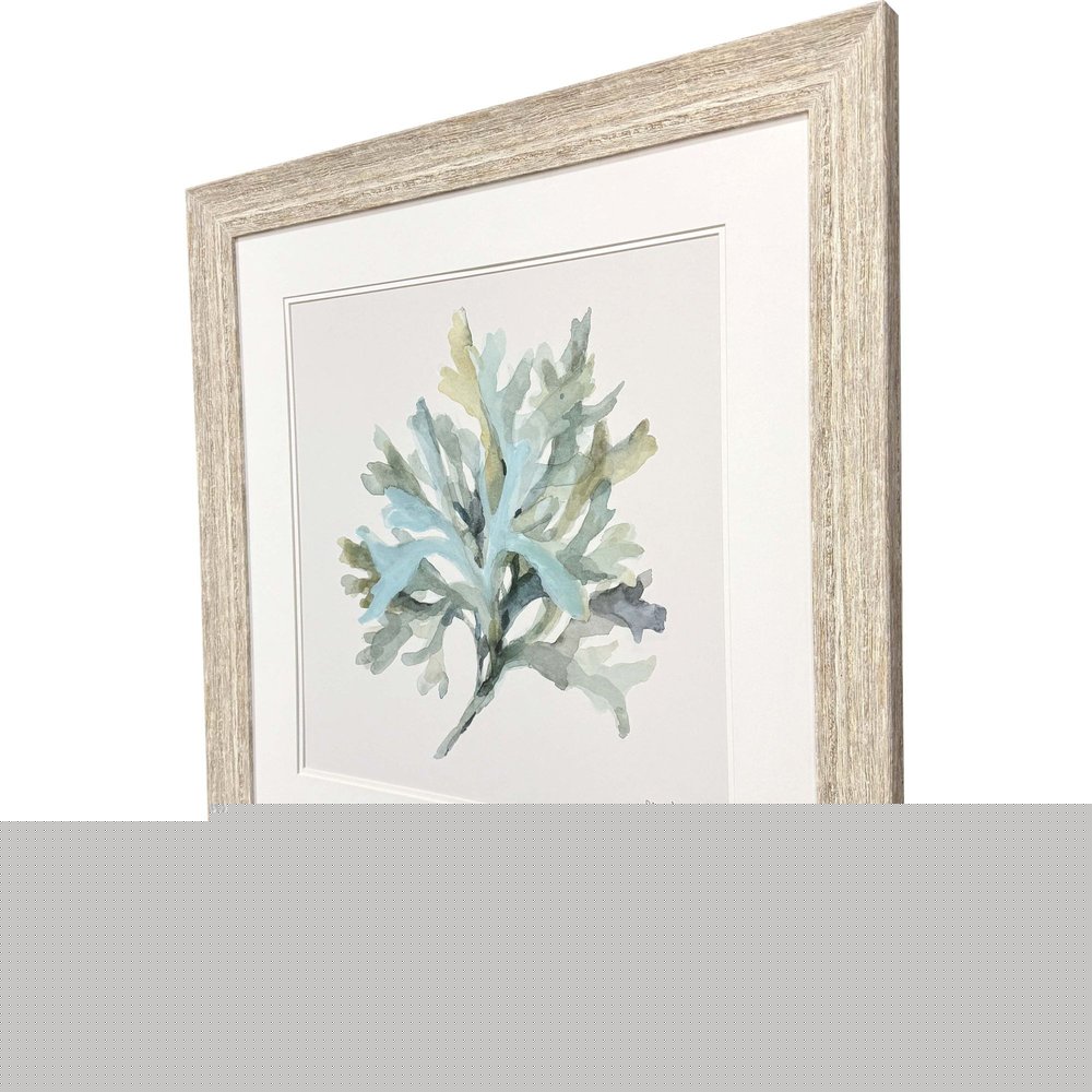 Coastal Bliss I Distressed White Framed Wall Art HomeRoots