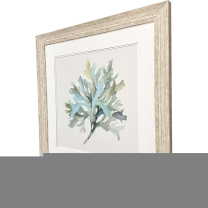 Coastal Bliss I Distressed White Framed Wall Art HomeRoots