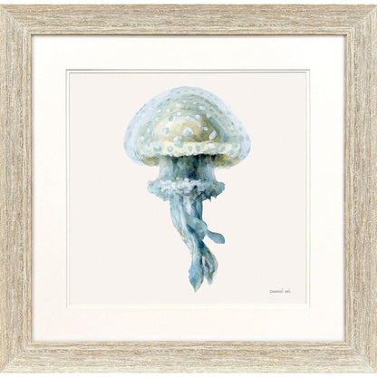 Coastal Bliss II Distressed White Framed Wall Art HomeRoots