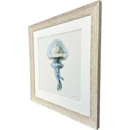 Coastal Bliss II Distressed White Framed Wall Art HomeRoots