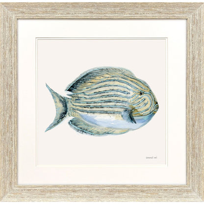 Coastal Bliss III Distressed White Framed Wall Art HomeRoots