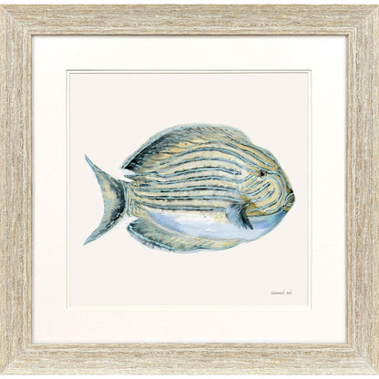 Coastal Bliss III Distressed White Framed Wall Art HomeRoots